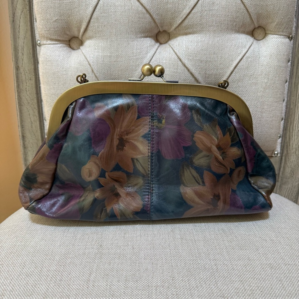 Patricia Nash Mia Kisslock Frame Clutch Heritage Multi/Gold - Picture 6 of 9